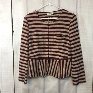 UMGEE Jacket Blazer Women's L Large Raw Hems